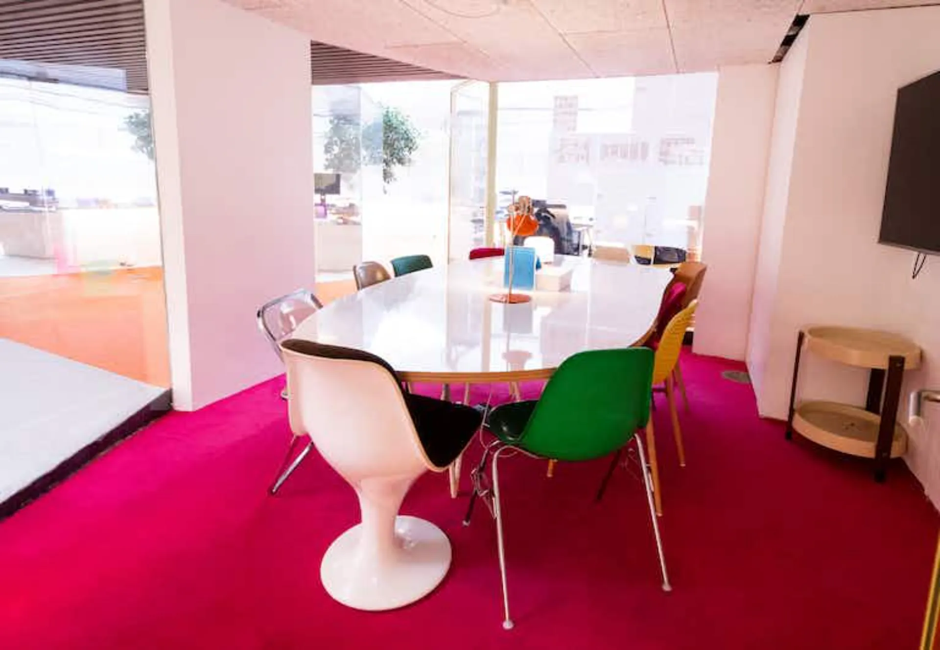 Second Home meeting room venue hire spacious light conference room presentations