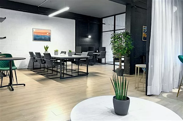 Coworking @ Liberty Workspace Wembley Coworking @ Liberty Workspace Wembley Located in iconic Wembley, Liberty Workspace offer a flexible co-working space, welcoming businesses' from all backgrounds! With amenities such as Wifi, Covid Safety Measures, Plugs, Unlimited Coffee & Tea, TV or Projector, Parking Space, Meeting Room, Bring Your Own Food, Microwave, Lockers Suitable for locations such as  Alperton Station , Park Royal , Alperton, Hanger Lane Station