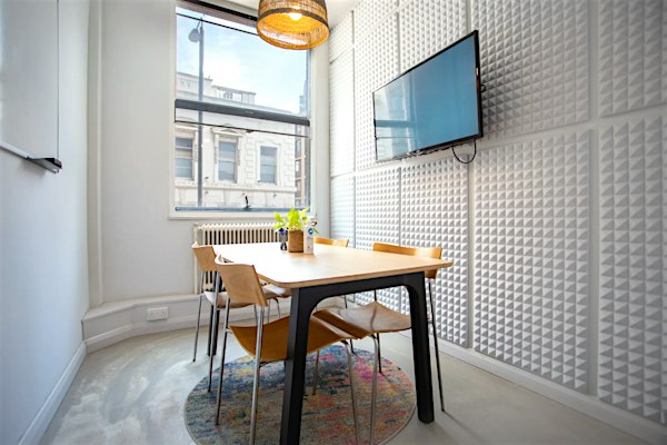 Techspace Aldgate East 1.21.2On the Eastern fringe of the City, south of Shoreditch, Techspace in Aldgate East is perfectly situated between both City and Tech districts. Minutes walk from Spitalfields market, this particular location boasts a wealth of local charm with cafes, bars and restaurants on the doorstep. With amenities such as Wifi, Plugs, Unlimited Coffee & Tea, Printer & Copy, Outside Space, Microwave, Bike Storage