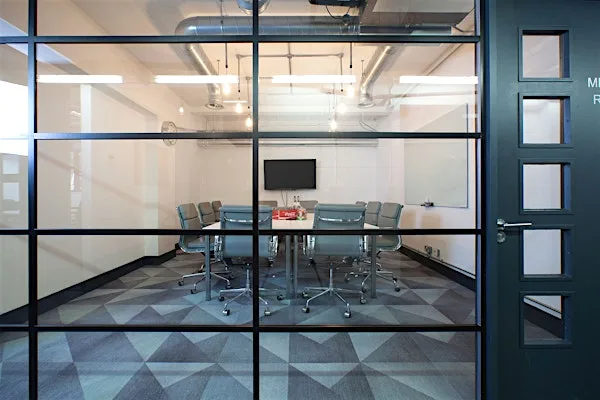 The Space 41 Old Street Meeting Room 1Meeting Room 1A stone’s throw from the Silicone Roundabout and London’s thriving Tech City, 41 Old Street is at the heart of the capital’s start-up community and surrounded by inspiration, whether it’s cultural (the Barbican) or commercial (Whitecross Market). From here you are walking distance to Barbican, Old Street and Farringdon tube stations.

The Space embodies the stylish, sometimes cool spirit of the area, with its comfortable lounge areas and large roof terrace - home to two plastic dogs (please don’t feed them). With amenities such as Wifi, Covid Safety Measures, Plugs, Unlimited Coffee & Tea